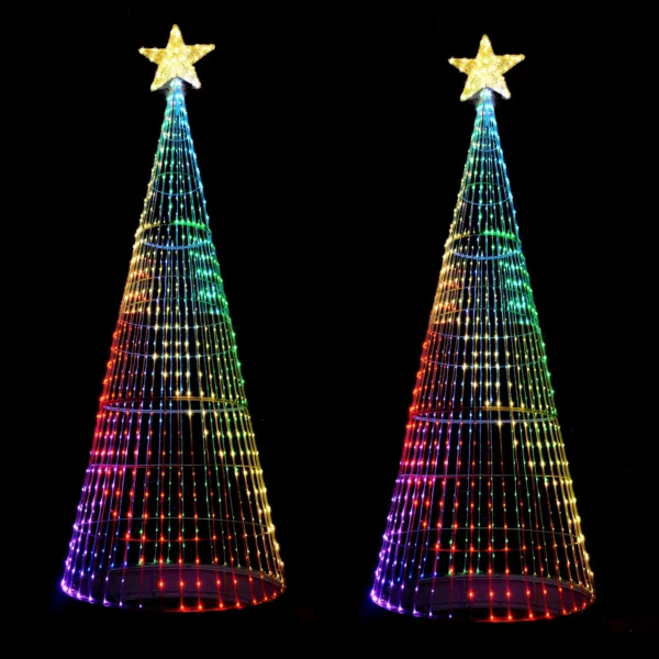2 - Hight Quality Low Price christmas tree RGB LED string lights DMX controller lights Pixel string lights