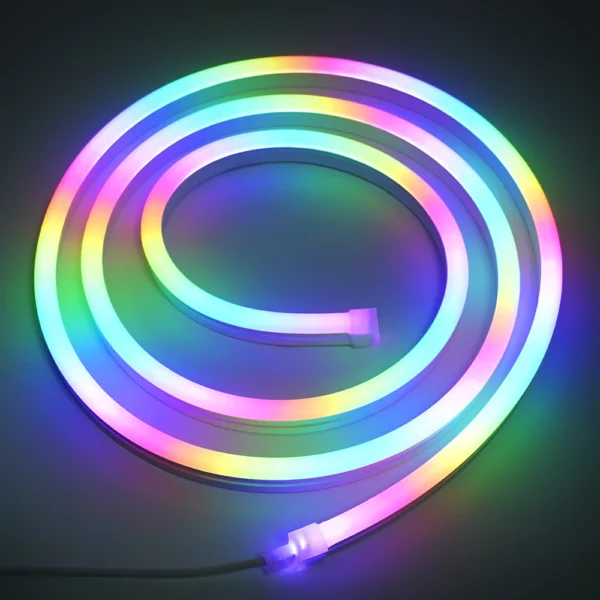 1 - Addressable pixel coloured tira RGB 5m with remote music controller 24v 60 leds/m smd 5050 5V12v neon led flexible strips lights