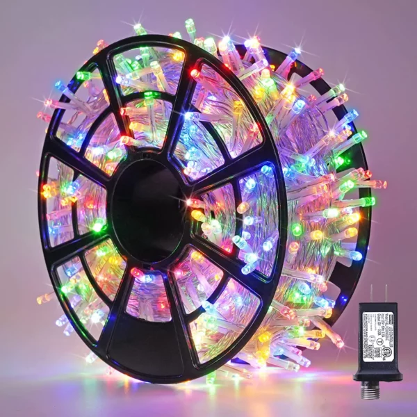 1 - 600 LED Color Changing String Lights Multicolor Christmas Light Outdoor Waterproof with Timer for Tree Xmas Decor
