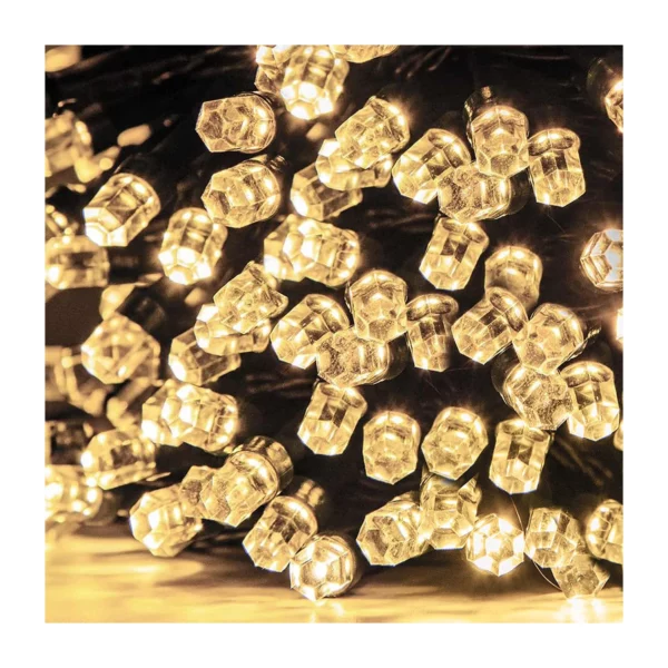 1 - 200 Led Christmas Tree Lights Warm White Outdoor Waterproof String Lights Decoration