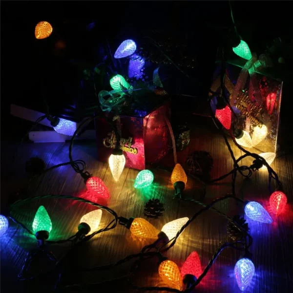 1 - Amazon Hot Sales C7 Strawberry Led Christmas Tree Indoor Outdoor Decortrive String Lights