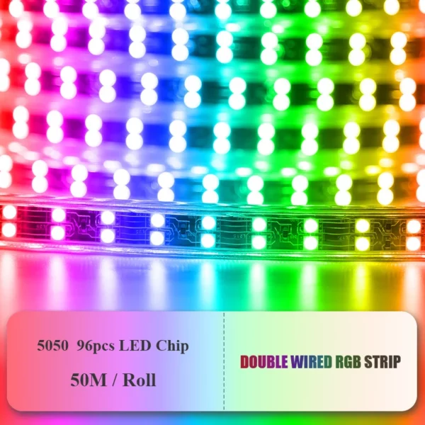 4 - CTORCH High Quality Led Chip LED Strip Flexible12V 5050 RGB Waterproof Smart 3000k 4200k 6500k LED Strip Light