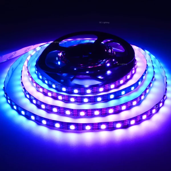 3 - 5V 12V 24V Smart Waterproof LED Strips 5050 Magic RGB RGBW White Color Running Flow Water LED Strip Lights