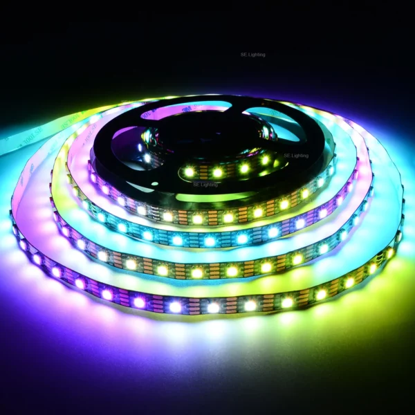 4 - 5V 12V 24V Smart Waterproof LED Strips 5050 Magic RGB RGBW White Color Running Flow Water LED Strip Lights